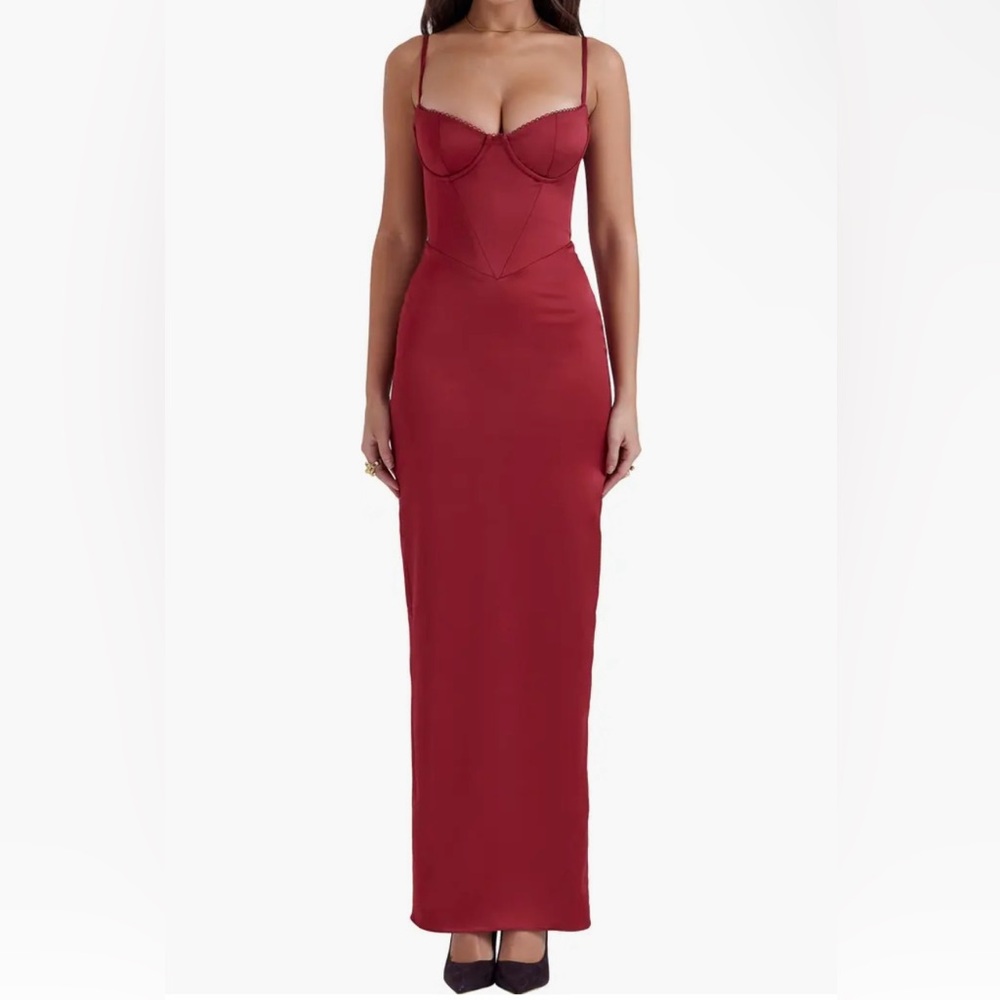 House of CB Stefania Underwire Corset Bodice Satin Gown